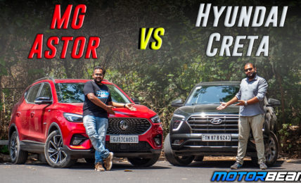 MG Astor vs Hyundai Creta Comparison