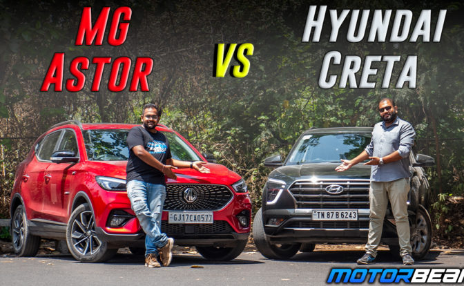 MG Astor vs Hyundai Creta Comparison
