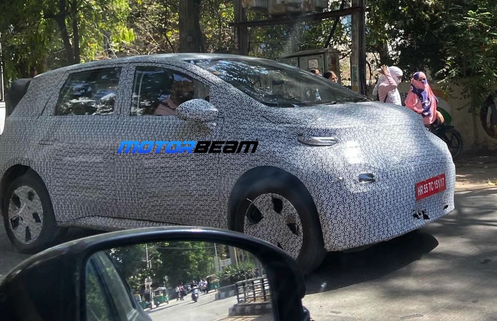 MG Cloud EV Spied