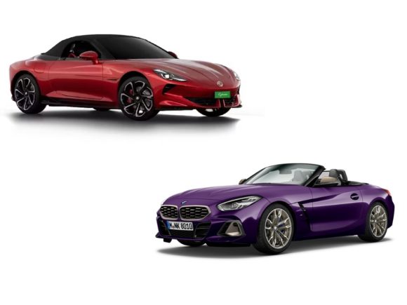 MG Cyberster Vs BMW Z4 M40i front