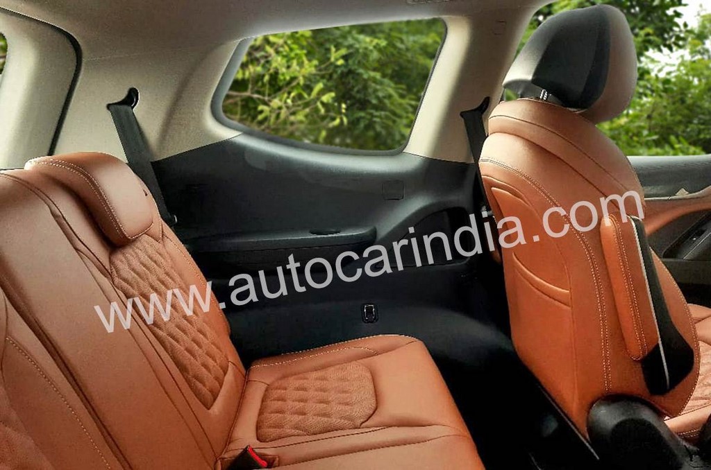 MG Gloster Interior Leaked Third Row
