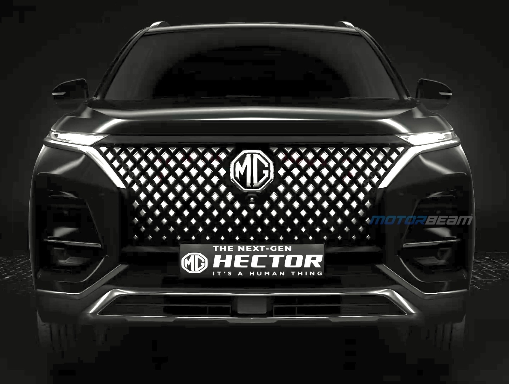 MG Hector Facelift Teaser