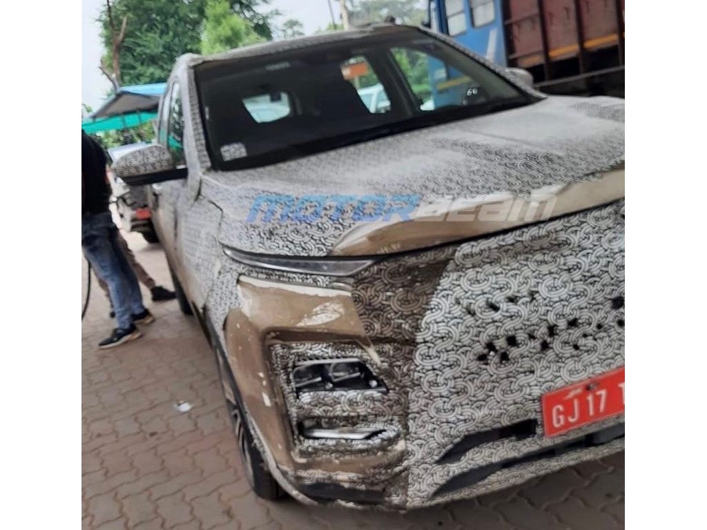 MG Hector Facelift Teaser Front