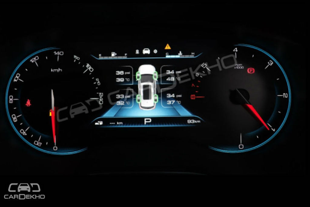 MG Hector Instrument Cluster