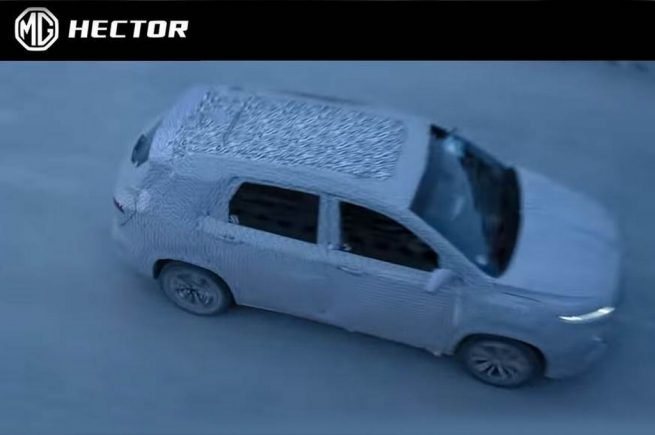 MG Hector Spied