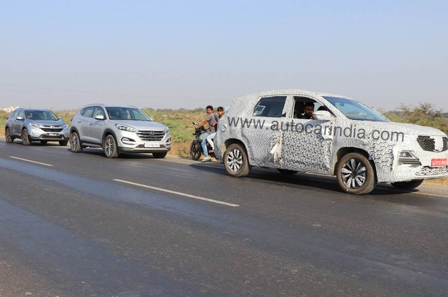 MG Hector Spied In India