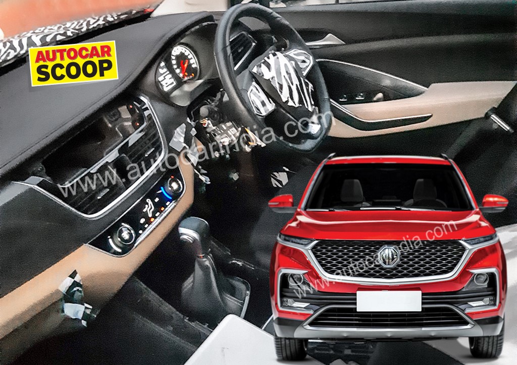 Mg Suv Interiors Spied In India Motorbeam Com