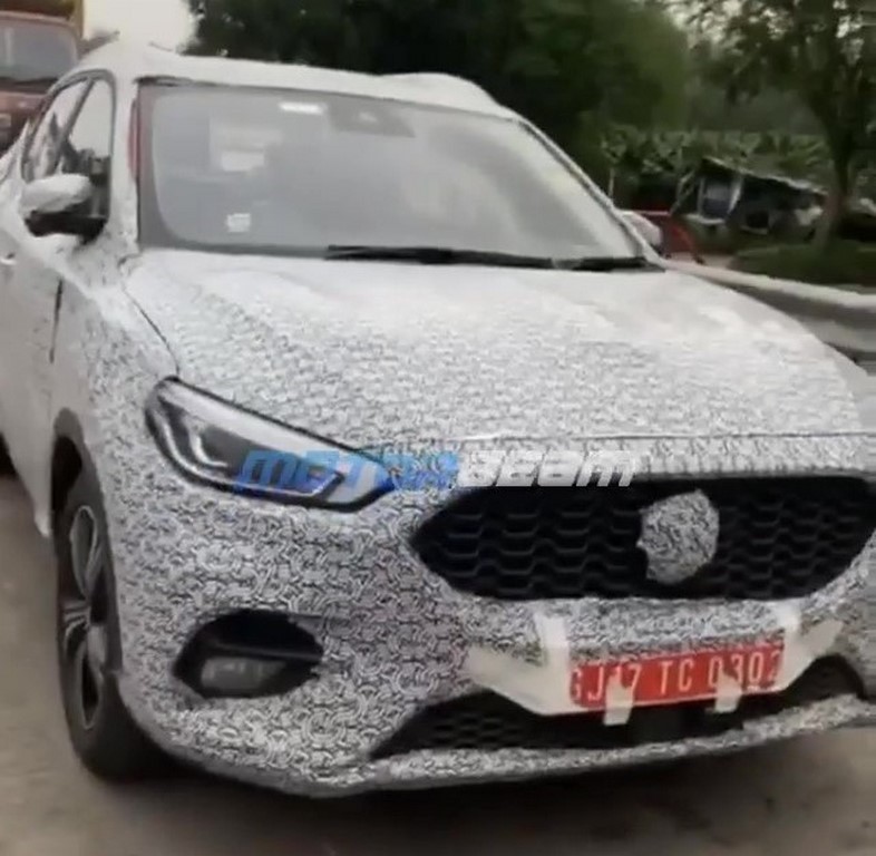 MG ZS Petrol Spied Front