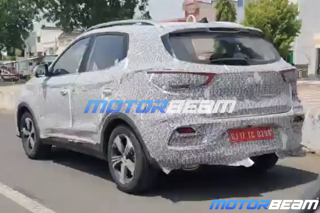 MG ZS Petrol Spied