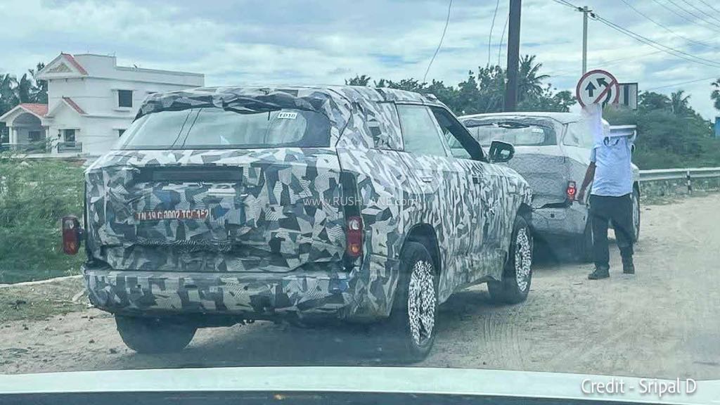 Mahindra BE 7 Spied