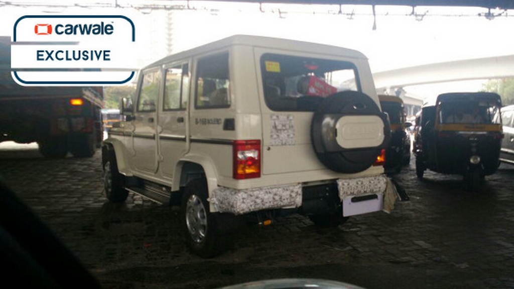 Mahindra Bolero Facelift Rear