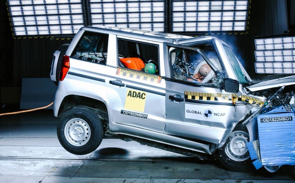 Mahindra Bolero Neo Front Impact Crash Test