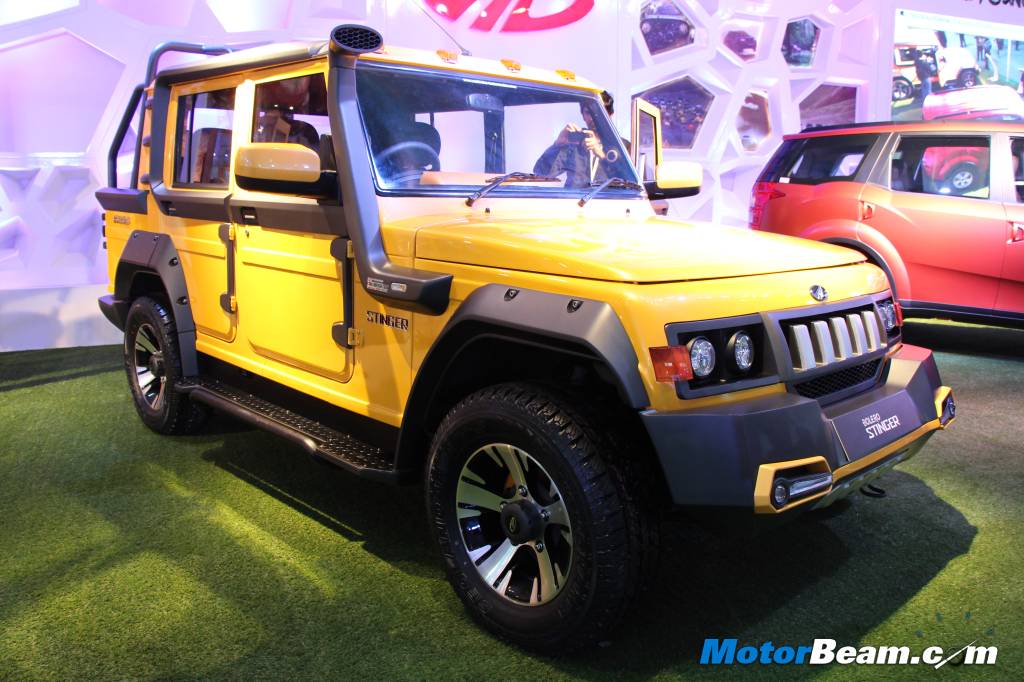 Mahindra Showcases Bolero Stinger At 2014 Auto Expo