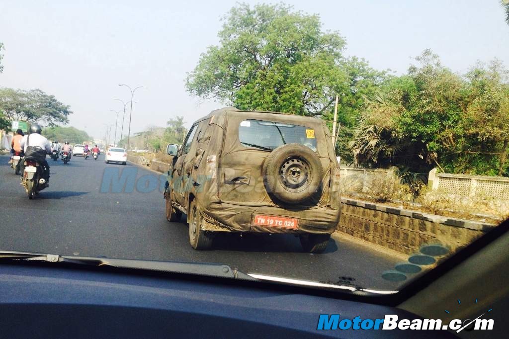 Mahindra Bolero U301 Test Mule