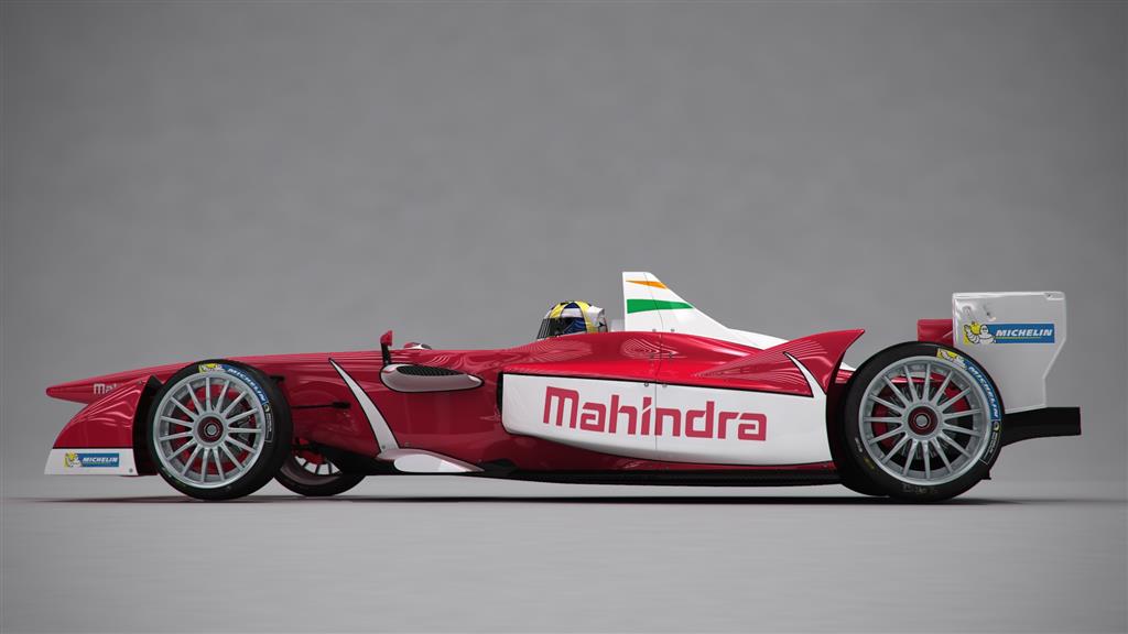 Mahindra EV Formula E Side