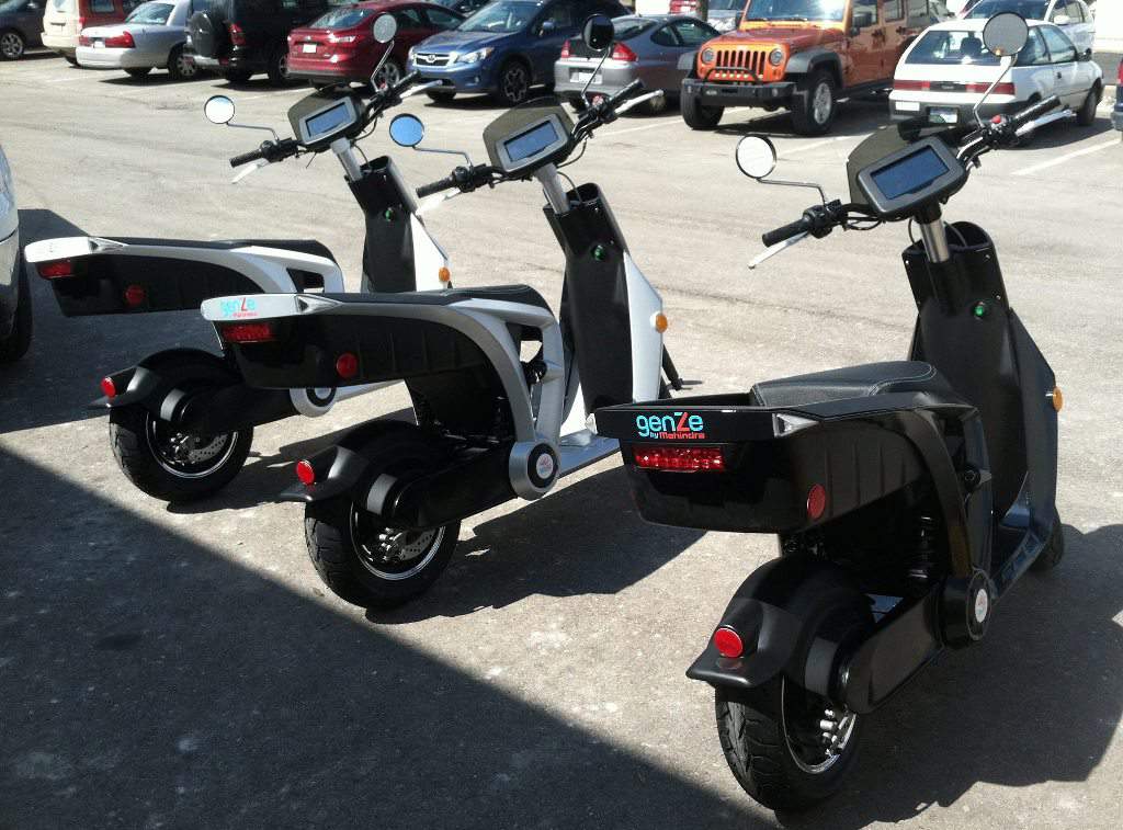 Mahindra GenZe Electric Scooter Rear