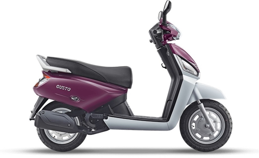 Mahindra Gusto Silver Magenta