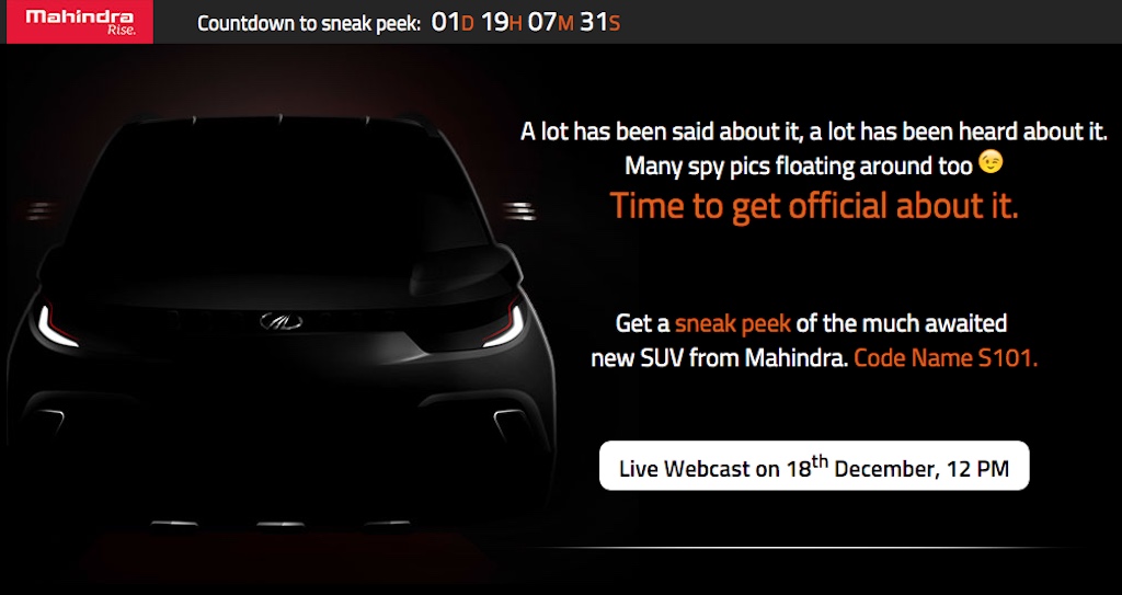 Mahindra KUV100 Webcast