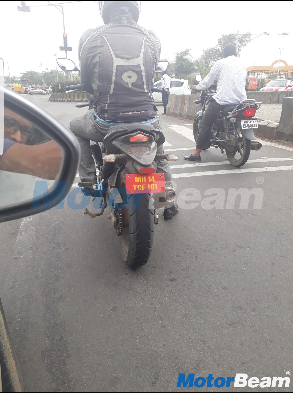 Mahindra Mojo BS4 Spied On Test