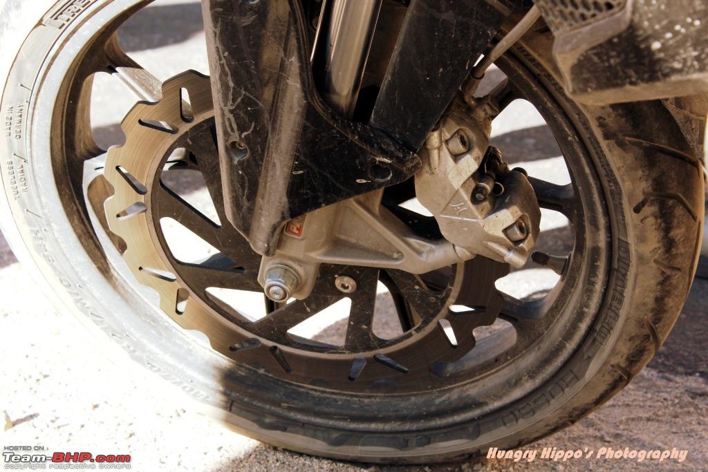 Mahindra Mojo Ladakh Spy Shot Alloy Wheel