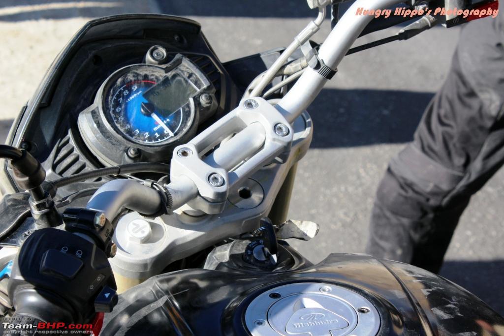 Mahindra Mojo Ladakh Spy Shot Instrument Cluster