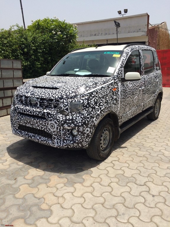 Mahindra Quanto Facelift Spied