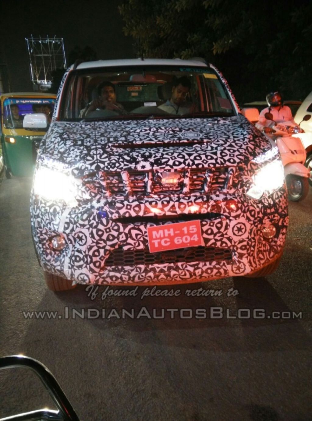 Mahindra Quanto Facelift Spied