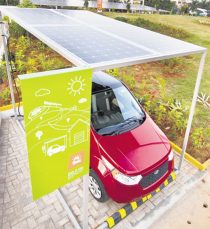 Mahindra Reva Solar Car