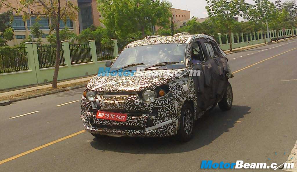 Mahindra S101 SUV Spy Shot