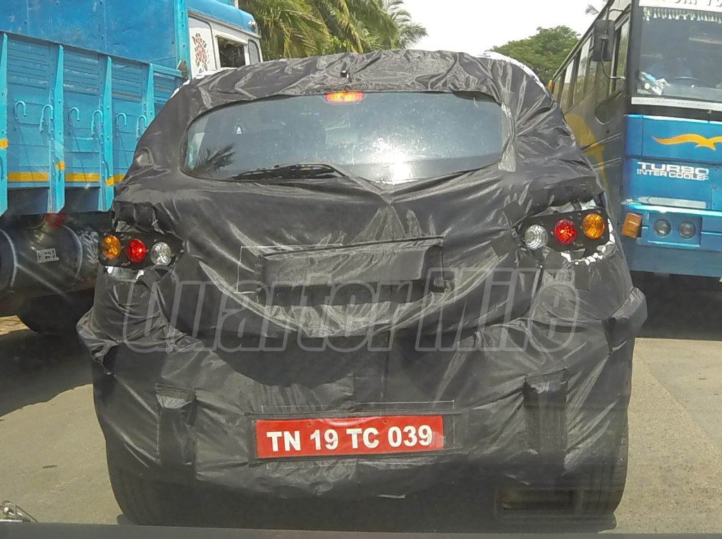 Mahindra S101 Spy Shot Tailgate