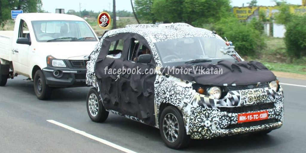 Mahindra S101 Towing Spied