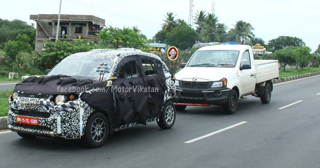 Mahindra S101 Towing Test FrontMahindra S101 Towing Test Front