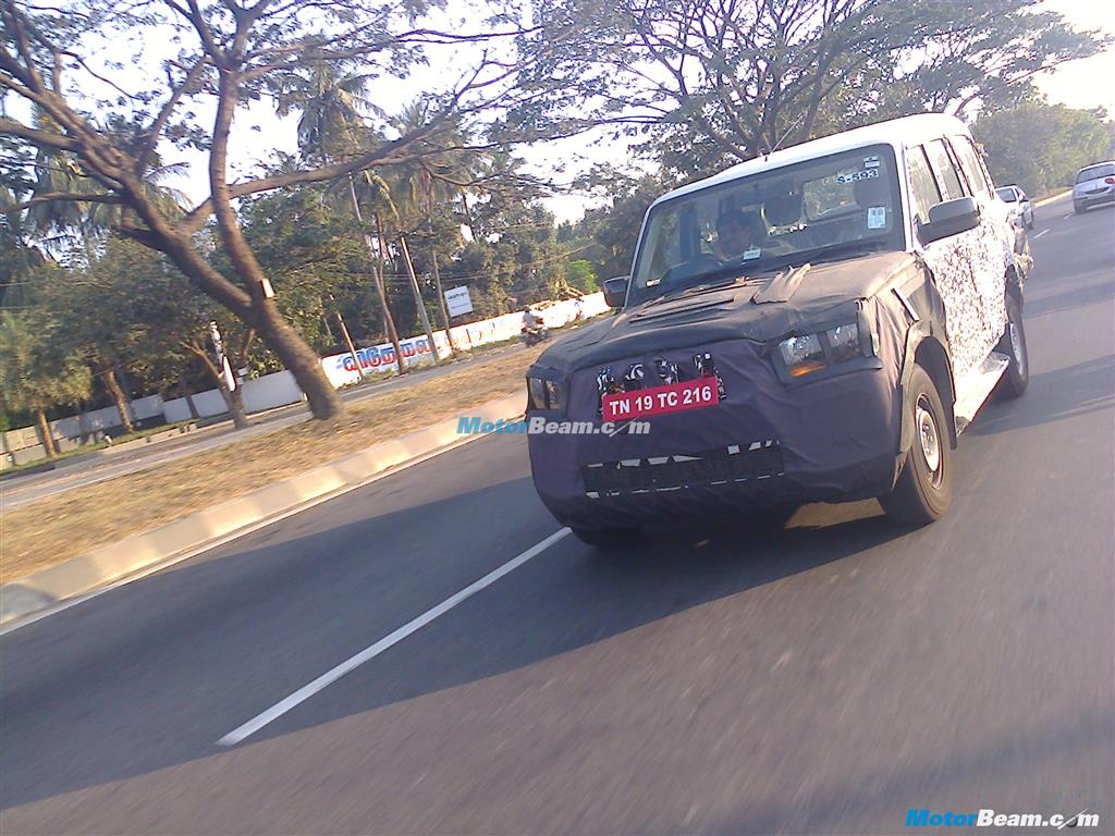 Mahindra Scorpio Facelift Testing Chennai