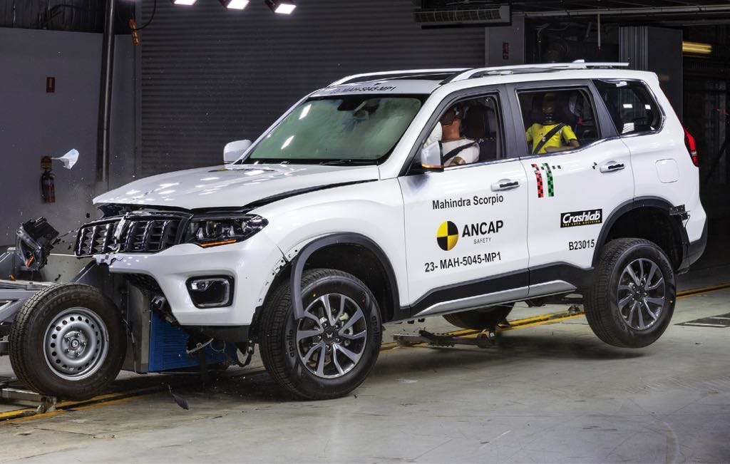 Mahindra Scorpio N ANCAP Crash Test