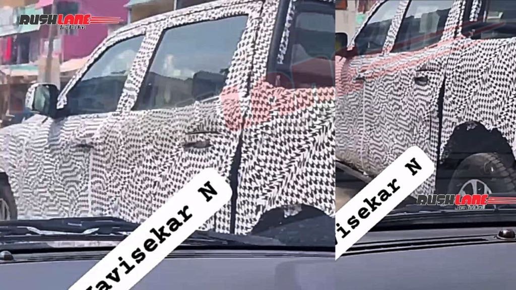 Mahindra Scorpio N Pickup Prototype Spied