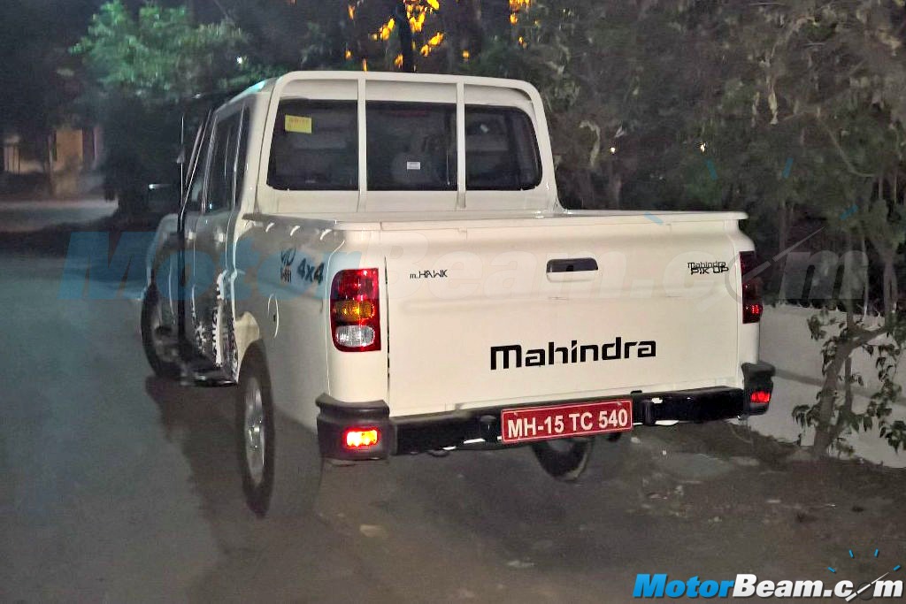 Mahindra Scorpio Pickup Spy Shot