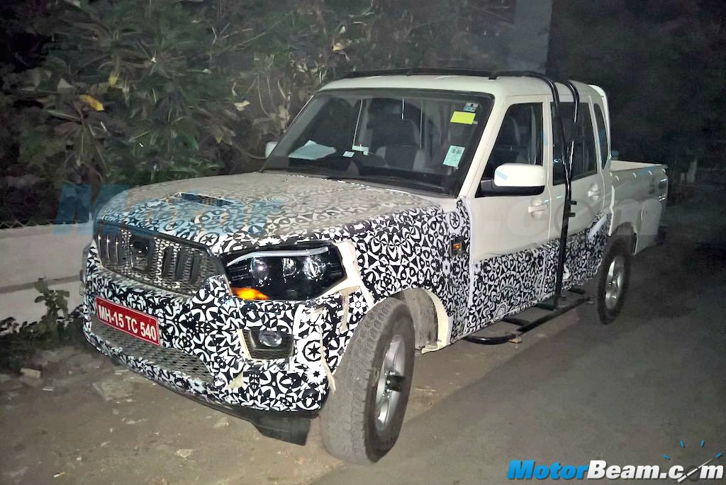 Mahindra Scorpio Pickup Test Mule