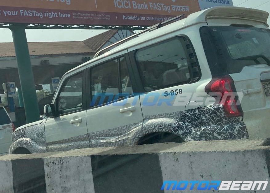 Mahindra Scorpio S11 Spied