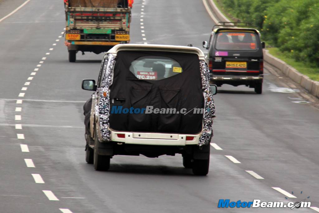 Mahindra Scorpio Spy Shot