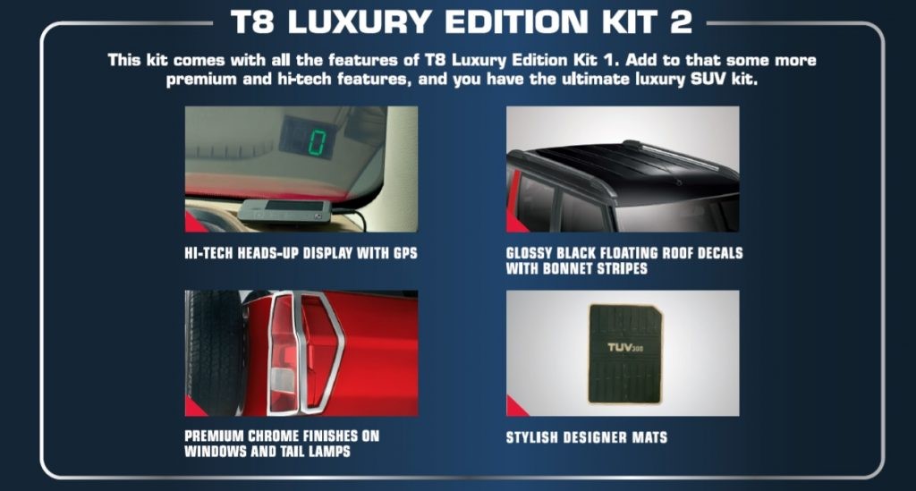 Mahindra TUV300 Luxury Edition Kit India