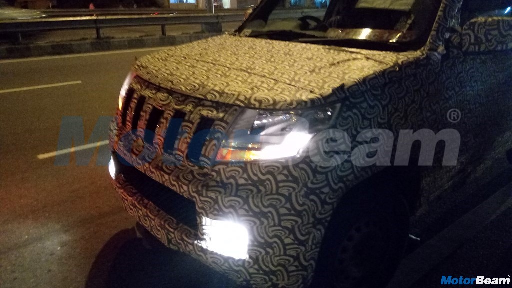 Mahindra TUV500 Front Spied