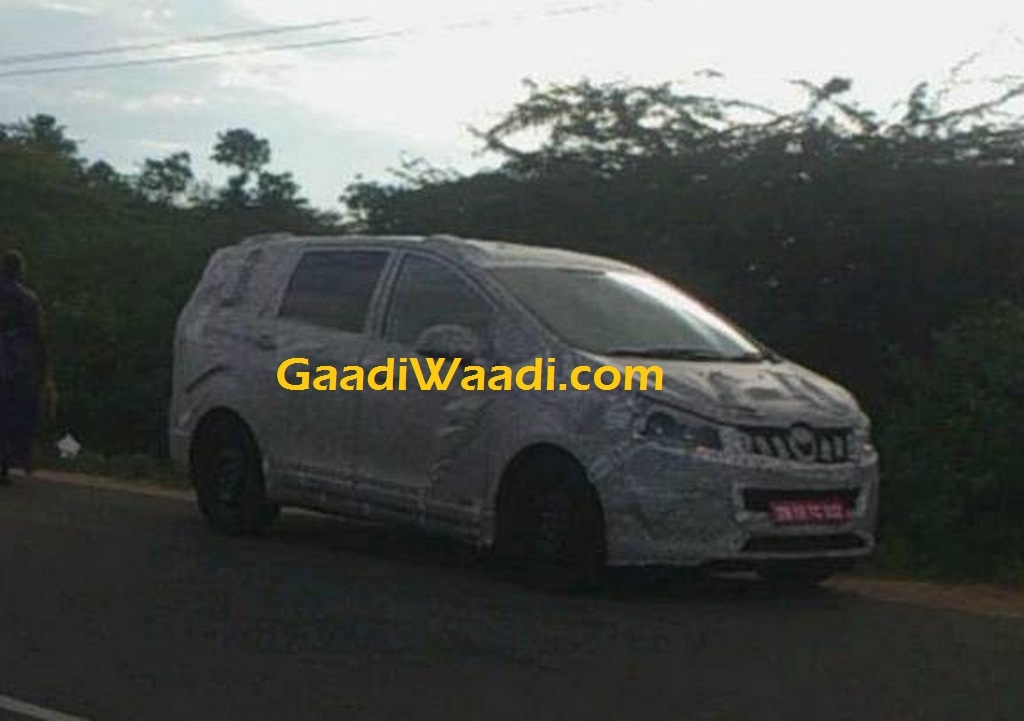 Mahindra TUV500 MPV Spied