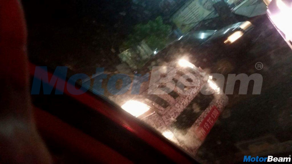 Mahindra TUV500 Spied Front