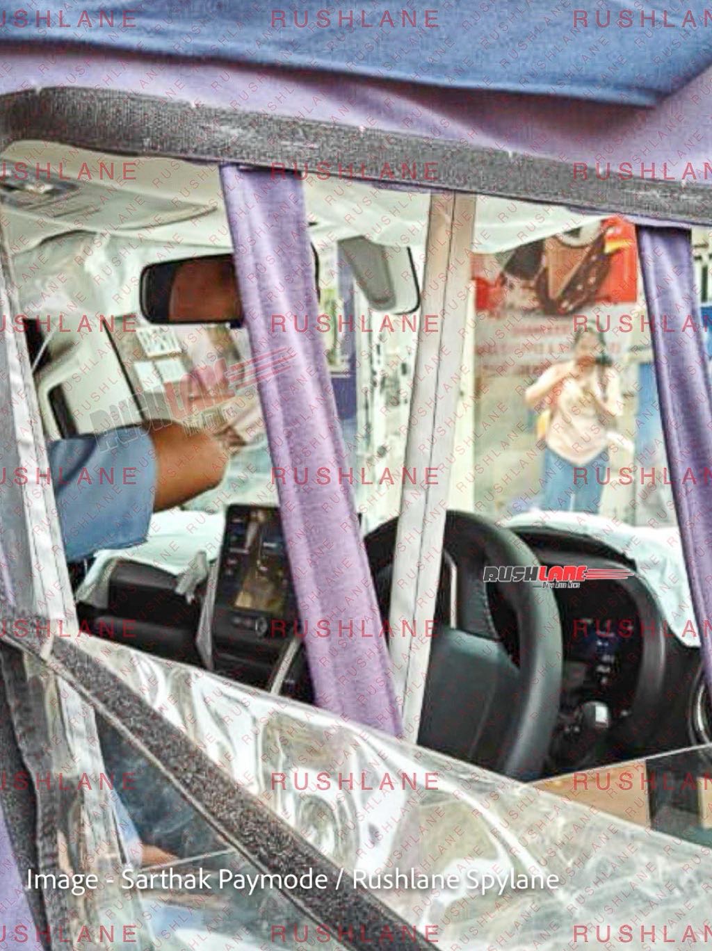 Mahindra Thar 5 Door Less Camouflage Interior