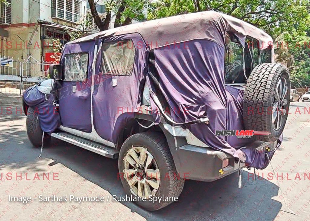 Mahindra Thar 5 Door Less Camouflage Rear