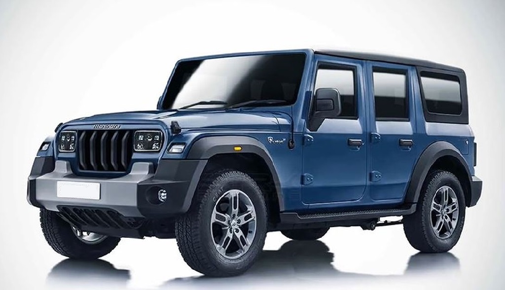 Mahindra Thar 5-door Rendering