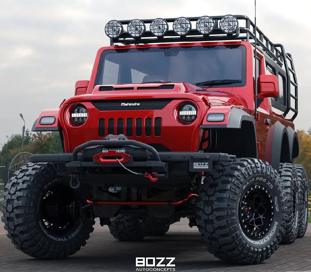 Mahindra Thar 6x6 Concept Front