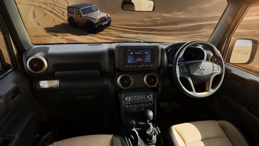 Mahindra Thar Earth Edition Interior