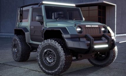 Mahindra Thar Electric Render Concept