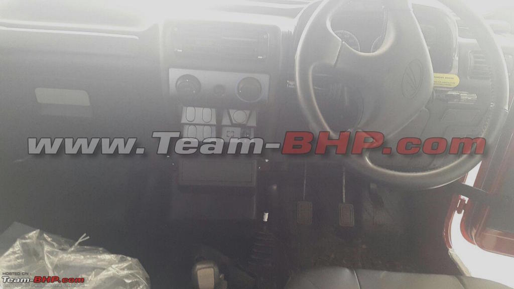 Mahindra Thar Facelift Dashboard
